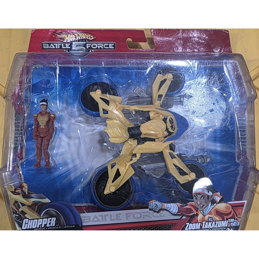 RARE Brand New Hot Wheels Battle Force 5 Chopper Zoom Takazumi VERY HARD TO FIND